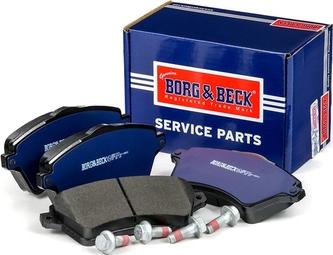 Borg & Beck BBP1711 - Тормозные колодки, дисковые, комплект autosila-amz.com