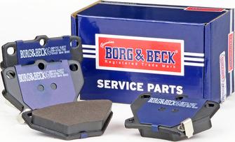 Borg & Beck BBP1712 - Тормозные колодки, дисковые, комплект autosila-amz.com