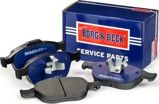 Borg & Beck BBP1739 - Тормозные колодки, дисковые, комплект autosila-amz.com