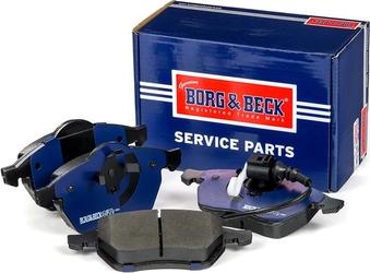 Borg & Beck BBP1734 - Тормозные колодки, дисковые, комплект autosila-amz.com