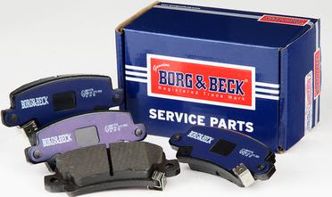 Borg & Beck BBP1770 - Тормозные колодки, дисковые, комплект autosila-amz.com
