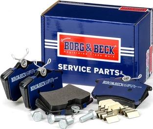 Borg & Beck BBP1778 - Тормозные колодки, дисковые, комплект autosila-amz.com