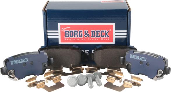 Borg & Beck BBP1777 - Тормозные колодки, дисковые, комплект autosila-amz.com