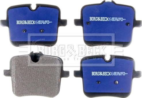 Borg & Beck BBP2909 - Тормозные колодки, дисковые, комплект autosila-amz.com