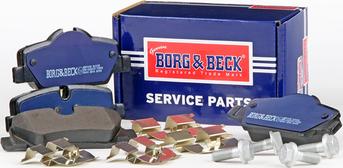 Borg & Beck BBP2495 - Тормозные колодки, дисковые, комплект autosila-amz.com