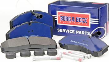 Borg & Beck BBP2490 - Тормозные колодки, дисковые, комплект autosila-amz.com
