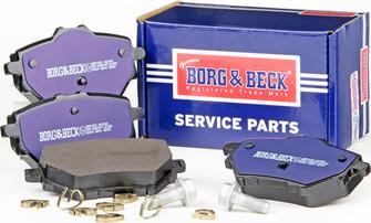 Borg & Beck BBP2452 - Тормозные колодки, дисковые, комплект autosila-amz.com