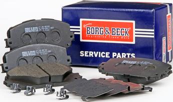 Borg & Beck BBP2464 - Тормозные колодки, дисковые, комплект autosila-amz.com