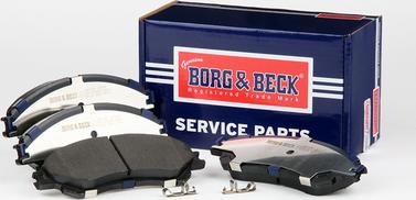 Borg & Beck BBP2465 - Тормозные колодки, дисковые, комплект autosila-amz.com