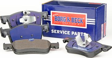 Borg & Beck BBP2463 - Тормозные колодки, дисковые, комплект autosila-amz.com