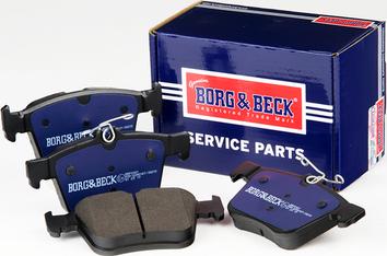 Borg & Beck BBP2401 - Тормозные колодки, дисковые, комплект autosila-amz.com