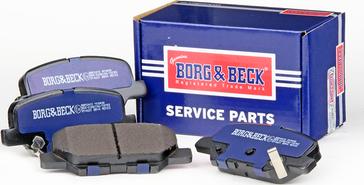 Borg & Beck BBP2410 - Тормозные колодки, дисковые, комплект autosila-amz.com