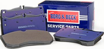 Borg & Beck BBP2489 - Тормозные колодки, дисковые, комплект autosila-amz.com