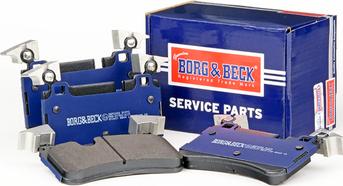 Borg & Beck BBP2482 - Тормозные колодки, дисковые, комплект autosila-amz.com
