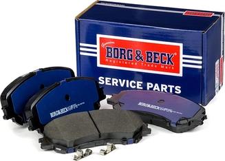 Borg & Beck BBP2487 - Тормозные колодки, дисковые, комплект autosila-amz.com