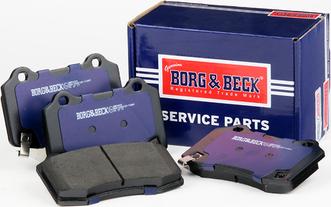 Borg & Beck BBP2433 - Тормозные колодки, дисковые, комплект autosila-amz.com