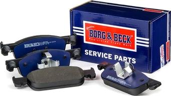 Borg & Beck BBP2591 - Тормозные колодки, дисковые, комплект autosila-amz.com