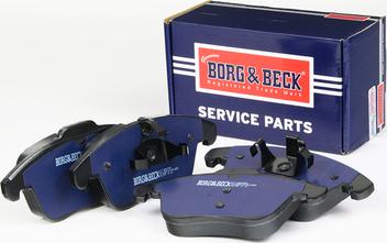 Borg & Beck BBP2556 - Тормозные колодки, дисковые, комплект autosila-amz.com