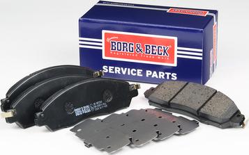 Borg & Beck BBP2569 - Тормозные колодки, дисковые, комплект autosila-amz.com