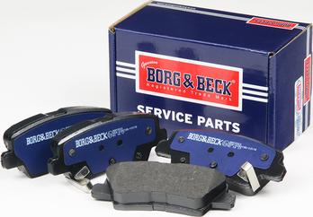 Borg & Beck BBP2563 - Тормозные колодки, дисковые, комплект autosila-amz.com