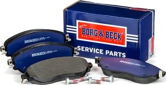 Borg & Beck BBP2515 - Колодки тормозные дисковые передние комплект autosila-amz.com