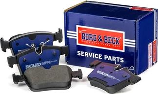 Borg & Beck BBP2516 - Тормозные колодки, дисковые, комплект autosila-amz.com