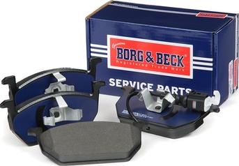 Borg & Beck BBP2511 - Тормозные колодки, дисковые, комплект autosila-amz.com