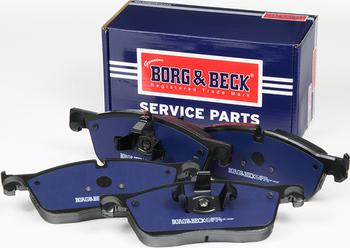 Borg & Beck BBP2518 - Тормозные колодки, дисковые, комплект autosila-amz.com