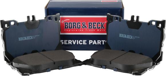 Borg & Beck BBP2587 - Тормозные колодки, дисковые, комплект autosila-amz.com
