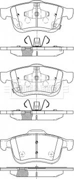 Borg & Beck BBP2529 - Тормозные колодки, дисковые, комплект autosila-amz.com