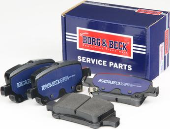 Borg & Beck BBP2579 - Тормозные колодки, дисковые, комплект autosila-amz.com