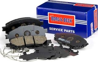 Borg & Beck BBP2693 - Тормозные колодки, дисковые, комплект autosila-amz.com