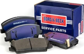Borg & Beck BBP2697 - Тормозные колодки, дисковые, комплект autosila-amz.com