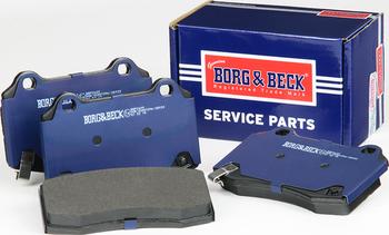 Borg & Beck BBP2649 - Тормозные колодки, дисковые, комплект autosila-amz.com