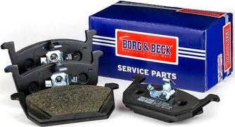 Borg & Beck BBP2648 - Тормозные колодки, дисковые, комплект autosila-amz.com