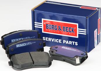 Borg & Beck BBP2647 - Тормозные колодки, дисковые, комплект autosila-amz.com