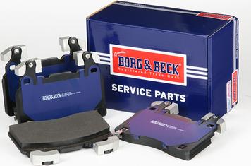 Borg & Beck BBP2656 - Тормозные колодки, дисковые, комплект autosila-amz.com