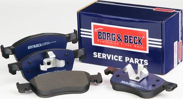 Borg & Beck BBP2665 - Тормозные колодки, дисковые, комплект autosila-amz.com
