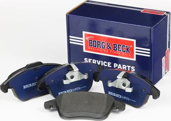 Borg & Beck BBP2614 - Тормозные колодки, дисковые, комплект autosila-amz.com