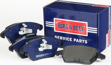 Borg & Beck BBP2610 - Тормозные колодки, дисковые, комплект autosila-amz.com