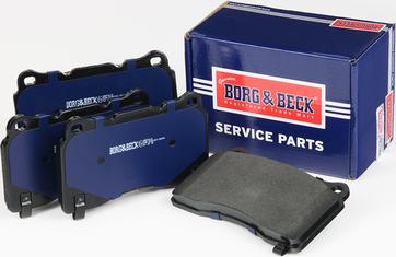 Borg & Beck BBP2612 - Тормозные колодки, дисковые, комплект autosila-amz.com