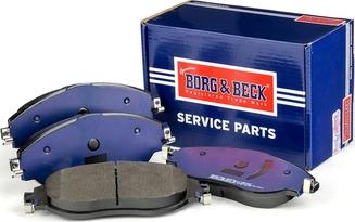 Borg & Beck BBP2689 - Тормозные колодки, дисковые, комплект autosila-amz.com