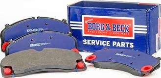Borg & Beck BBP2635 - Тормозные колодки, дисковые, комплект autosila-amz.com