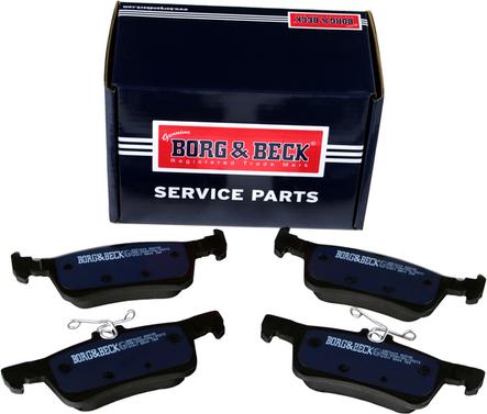 Borg & Beck BBP2629 - Тормозные колодки, дисковые, комплект autosila-amz.com