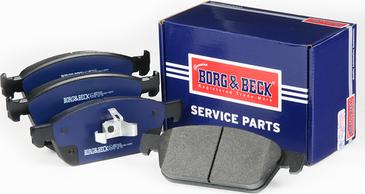 Borg & Beck BBP2628 - Автозапчасть/Колодки тормозные дисковые комплект autosila-amz.com