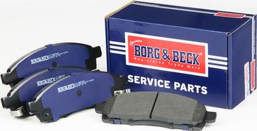 Borg & Beck BBP2627 - Тормозные колодки, дисковые, комплект autosila-amz.com