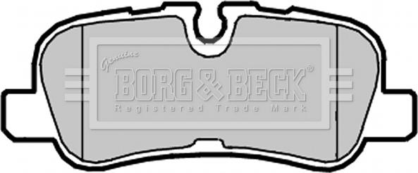 Borg & Beck BBP2091 - Тормозные колодки, дисковые, комплект autosila-amz.com