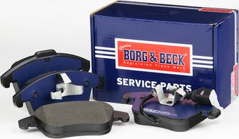 Borg & Beck BBP2049 - Тормозные колодки, дисковые, комплект autosila-amz.com