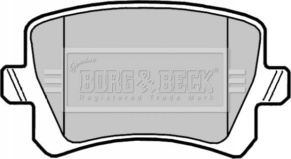 Borg & Beck BBP2044 - Автозапчасть/Колодки тормозные дисковые комплект autosila-amz.com