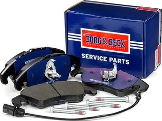 Borg & Beck BBP2045 - Тормозные колодки, дисковые, комплект autosila-amz.com